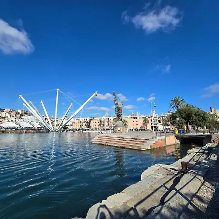 아파트 Porto Antico Silenzioso & Moderno - Acquario E Centro Congressi